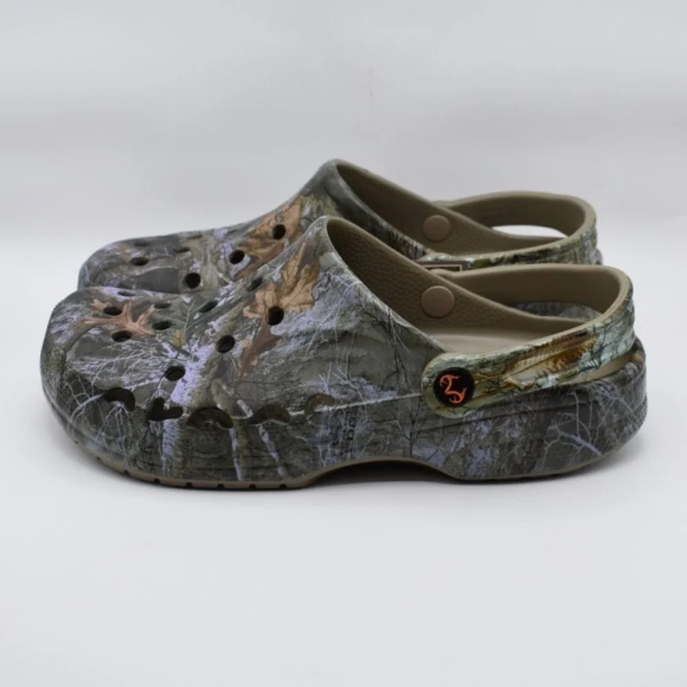 Crocs Baya Realtree APX‎ Edge Camo Clogs Size Mens 8 / Womens 10 210511-90H NWT